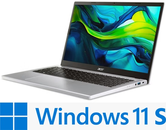 מחשב נייד Acer Aspire Go 15 AG15-31P-31DK - צבע Silver - שנה אחריות יבואן רשמי