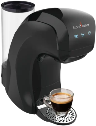 מכונת אספרסו תואמת קפסולות Dolce Gusto דגם MELODIA מבית Espresso Mor - צבע שחור