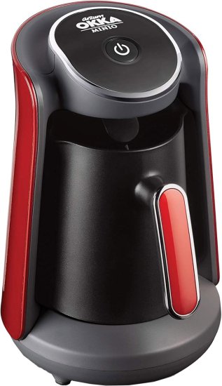 מכונת להכנת קפה טורקי Okka Minio 480W - שחור / אדום