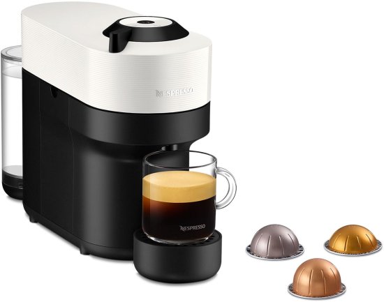 מכונת קפה Nespresso Vertuo POP - צבע לבן - שנה אחריות יבואן רשמי