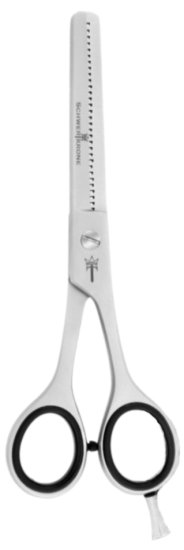 מספריים מקצועיות לדילול שיער עם משענת אצבע 15.5 ס''מ Schwertkrone Solingen