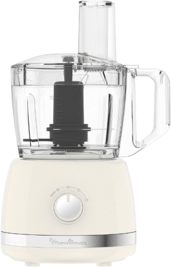מעבד מזון 2.4 ליטר Moulinex Soleil FP345A11 600W - צבע קרם - שנה אחריות יבואן רשמי ניופאן