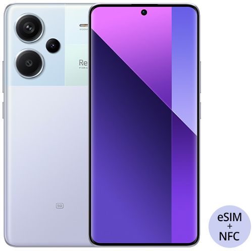 מציאון ועודפים - טלפון סלולרי Xiaomi Redmi Note 13 Pro+ 5G 12GB+512GB - צבע סגול - שנתיים אחריות יבואן רשמי ע''י המילטון