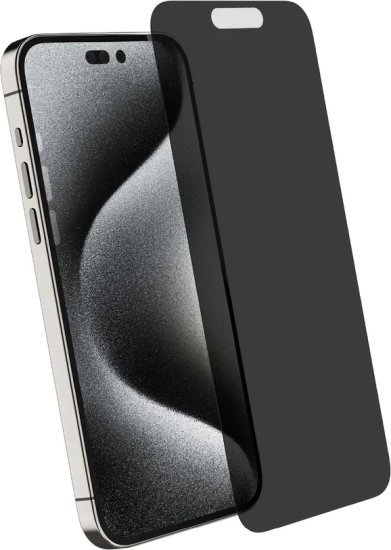 מציאון ועודפים - מגן מסך פרטיות מזכוכית ל-iPhone 15 Pro Max מבית Ghostek