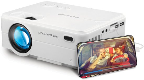 מקרן וידאו Packard Bell Luminator Plus 10 – עד 120 אינץ'