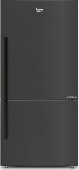 מקרר 2 דלתות אינוורטר מקפיא תחתון 605 ליטר Beko No Frost CN160236XB - צבע נירוסטה מושחרת