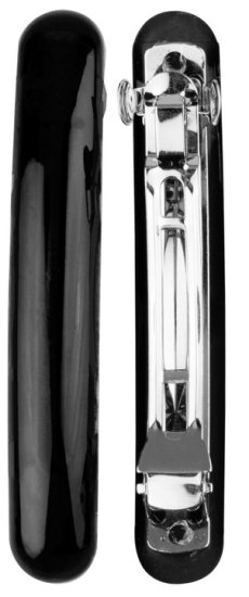 סט 3 סיכות ברט 9 ס''מ שחורות לשיער מבית Titania