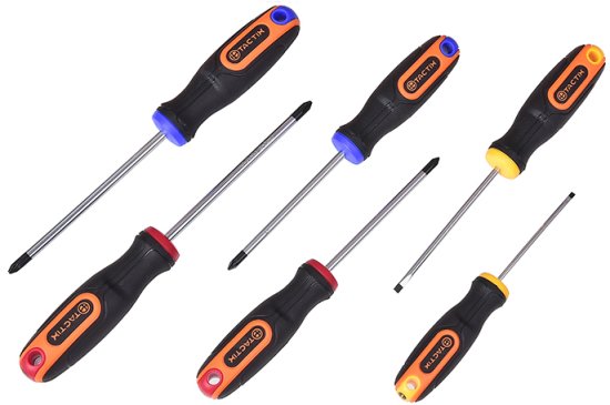 סט 6 מברגים Tactix