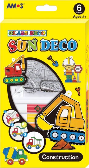 ערכת יצירה צבעי חלון ולוכדי שמש מבית AMOS - בנייה