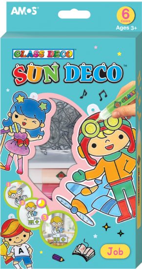 ערכת יצירה צבעי חלון ולוכדי שמש מבית AMOS - מקצועות