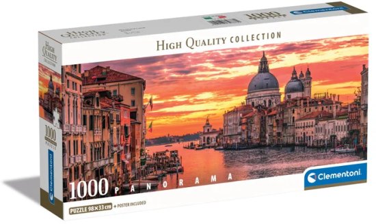 פאזל 1000 חלקים מבית Clementoni - התעלה הגדולה בונציה