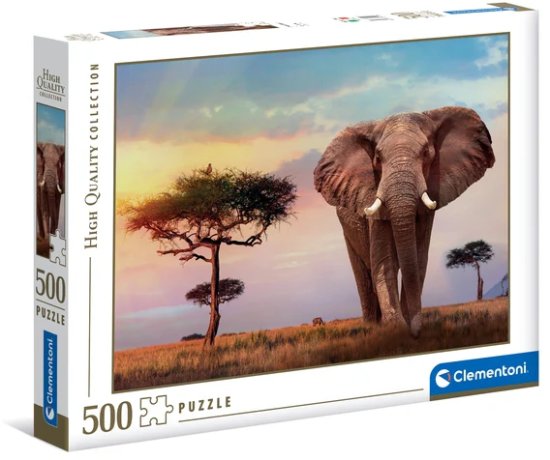 פאזל 500 חלקים מבית Clementoni - שקיעה אפריקאית