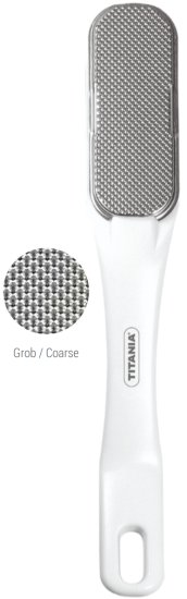 פומפיית מתכת אל-חלד להסרת עור קשה סדרת Soft Touch מבית Titania