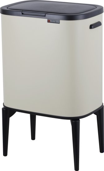 פח אשפה בנפח 33 ליטר דגם Calabria מבית Buona Casa - צבע אבן