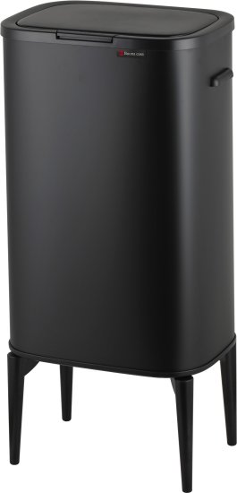 פח אשפה בנפח 53 ליטר דגם Calabria מבית Buona Casa - צבע שחור