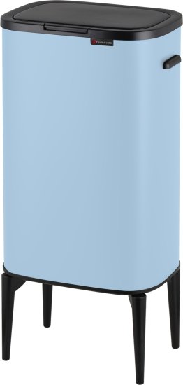 פח אשפה בנפח 53 ליטר דגם Calabria מבית Buona Casa - צבע תכלת רטרו