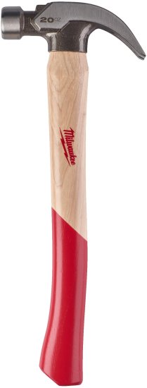 פטיש תפסן עם ידית מעץ היקורי 570 גרם Milwaukee