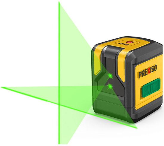 פלס לייזר שני קווים ירוקים 30 מטר Prexiso PLC-10PG