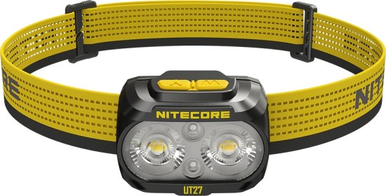 פנס ראש זום נטען לריצה דגם UT27 עמיד למים IP66 מבית Nitecore