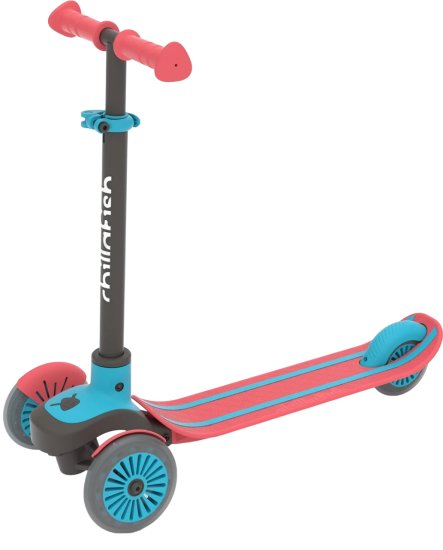 קורקינט 3 גלגלים לילדים דגם Scoottie מבית Chillafish - צבע אדום