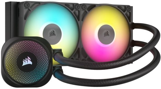 קירור נוזלי למעבד Corsair iCUE LINK Titan RGB RX AIO 240mm - צבע שחור