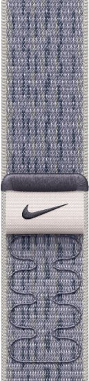 רצועת Nike Sport Loop לשעון Apple Watch 46mm צבע Grey / Blue - מידה One Size