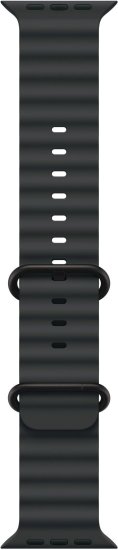 רצועת Ocean Band לשעון Apple Watch 49mm צבע Black - Black Titanium Finish - מידה One Size