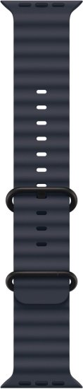 רצועת Ocean Band לשעון Apple Watch 49mm צבע Navy - Black Titanium Finish - מידה One Size