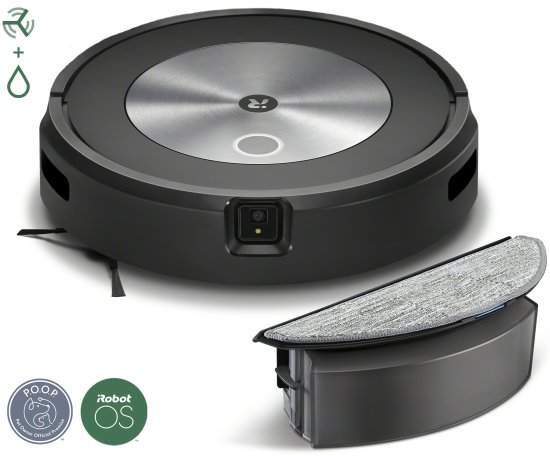 שואב שוטף רובוטי חכם iRobot J5 Roomba Combo