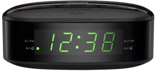 שעון רדיו דיגיטלי דגם Philips TAR3205/12 - צבע שחור