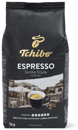 תערובת פולי קפה 1 ק''ג Tchibo Espresso Sicilia Style Intense