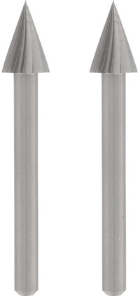 2 כרסמים 6.4 מ''מ ראש חץ Dremel DL 125