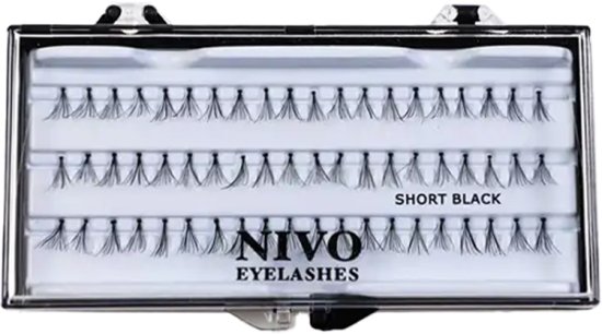 NIVO - ריסים מלאכותיים בודדים Short - סך הכל 60 יחידות