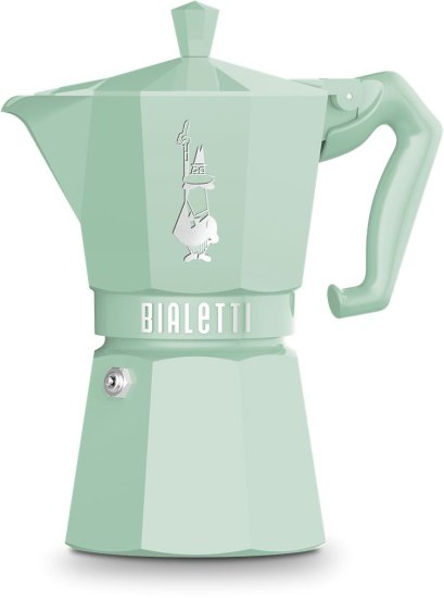 מקינטה ל-6 כוסות קפה Bialetti Moka Exclusive - צבע ירוק – תמונה 3