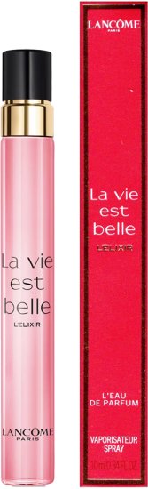 בושם לאישה 10 מ''ל Lancome La Vie Est Belle L'Elixir או דה פרפיום E.D.P – תמונה 3