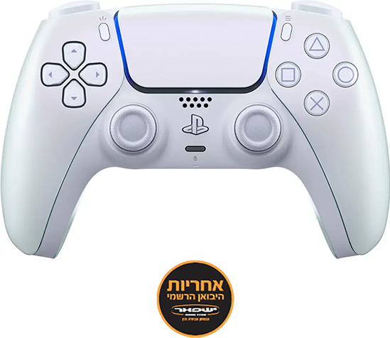 בקר משחק אלחוטי Sony PlayStation DualSense V2 PS5 - צבע Chroma Pearl - אחריות יבואן רשמי ישפאר – תמונה 3