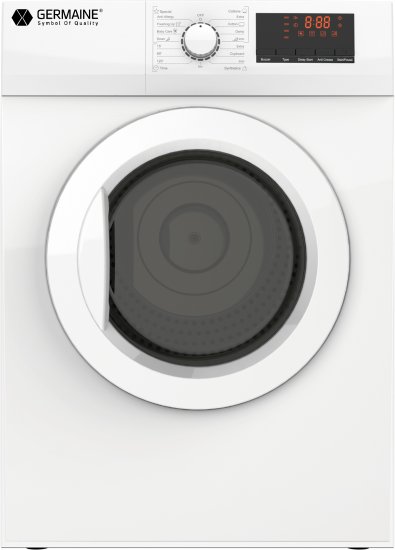 מייבש כביסה פתח חזית 7 ק''ג Germaine GM-707QW - צבע לבן – תמונה 3