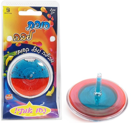 סביבון סופת לבה עם נוזל הקסם - צבעים אדום וכחול מבית Goliath – תמונה 3