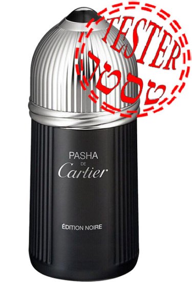 בושם לגבר 100 מ''ל Cartier Pasha Noire או דה טואלט‏ E.D.T - טסטר
