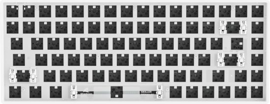 בסיס מקלדת Sharkoon SKILLER SGK50 S3 - צבע לבן