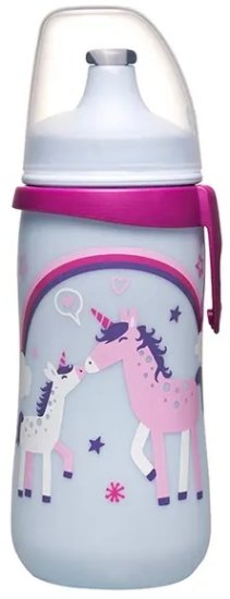 בקבוק לפעוט דחוף ומשוך מבית Nip - חד קרן