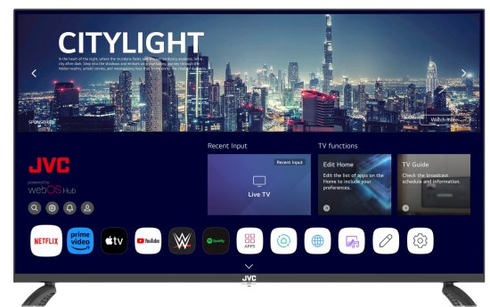 טלוויזיה חכמה 43 אינץ' 4K QLED עם webOS דגם LT-43NQ7155 מבית JVC