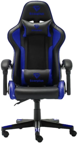 כיסא גיימינג דגם Life מבית Scorpius - צבע כחול