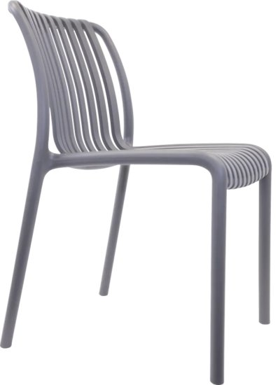 כיסא לגינה ולבית Mira PP-902 - צבע אפור בהיר