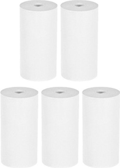 מארז 5 גלילי מדבקות נייר למדפסת ניידת Bpatent