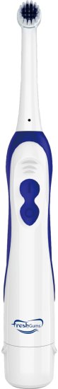 מברשת שיניים חשמלית לילדים מבית Fresh Gums - יחידה אחת - צבע כחול/לבן