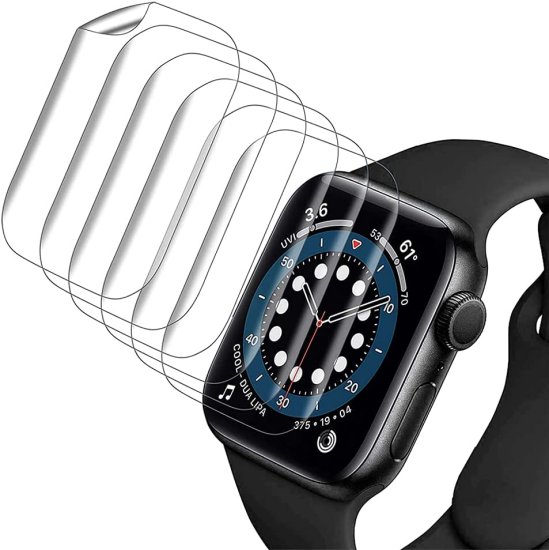 מגן מסך TPU ל- Apple Watch 46mm - שקוף - 2 יחידות