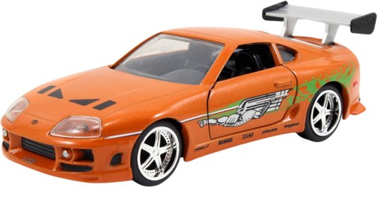 מכונית מהיר ועצבני טויוטה סופרה 1995 ביחס 1:32 מבית Jada
