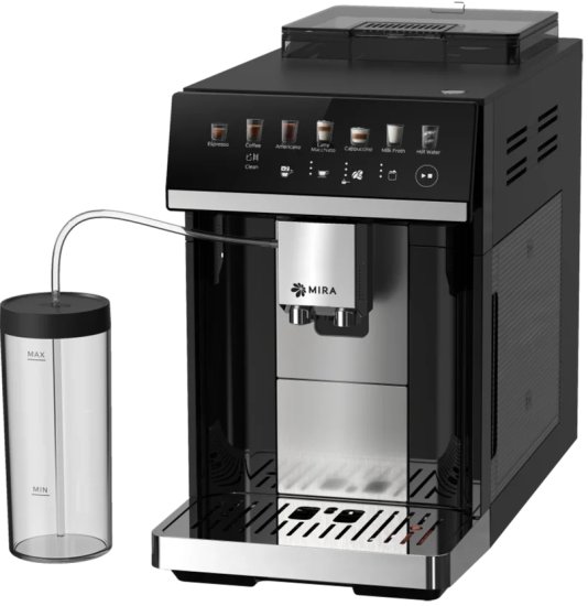 מכונת קפה אוטומטית טוחנת MCM1000 מבית MIRA - צבע אפור