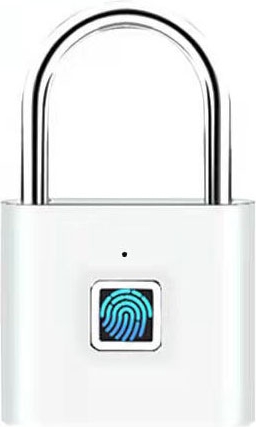 מנעול תליה חכם עם טביעת אצבע Quick מבית Elock - צבע שחור